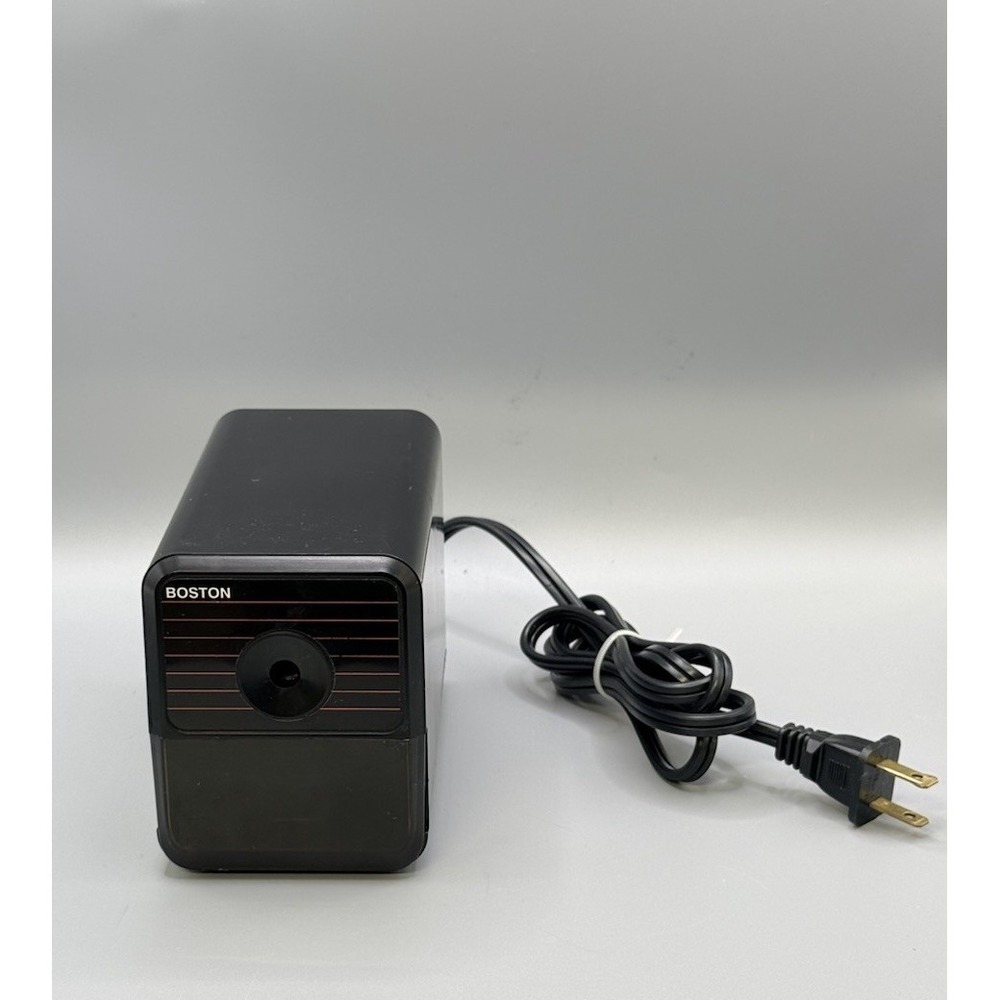 Vintage Boston 296A Model 18 Black Electric Pencil Sharpener See Description